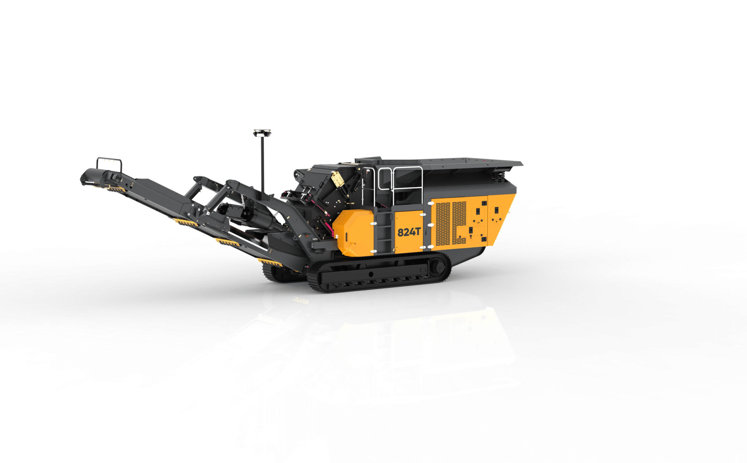 Trituradora de impacto compacta 824T